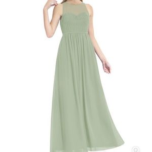 Azazie Maple Bridesmaid Dress Dusty Sage